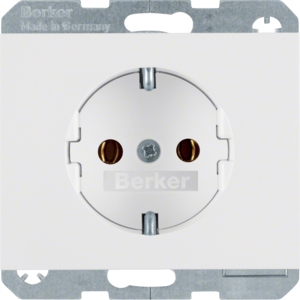 Berker K.1/K.5 WCD 1-V R/A Polarwit